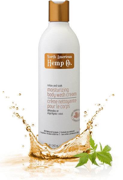 North American Hemp Co. Relax and Soak Moisturizing Body Wash Cream 342 ml - YesWellness.com