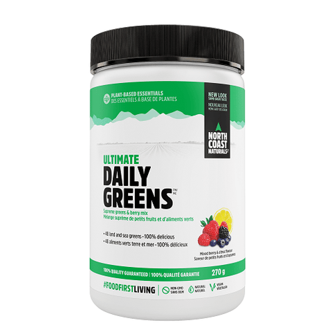 North Coast Naturals Ultimate Daily Greens Mixed Berry & Citrus Flavour - YesWellness.com