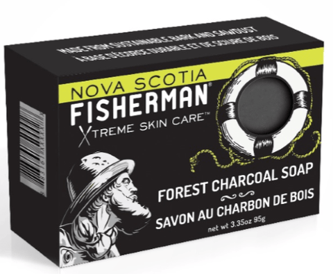 Nova Scotia Fisherman Forest Charcoal Soap 95 grams - YesWellness.com