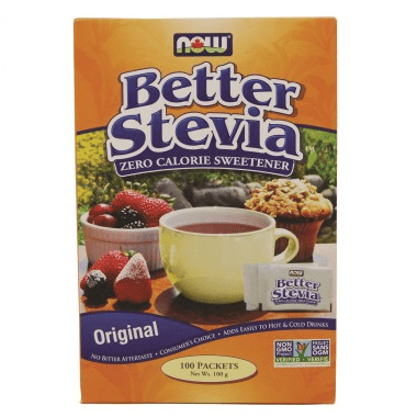 Now Better Stevia Packets - 100 packets - YesWellness.com