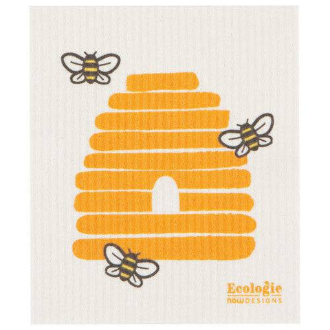 Now Designs Bees Swedish Sponge Cloth - YesWellness.com