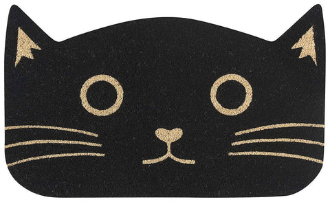 Now Designs Black Cat Doormat - YesWellness.com