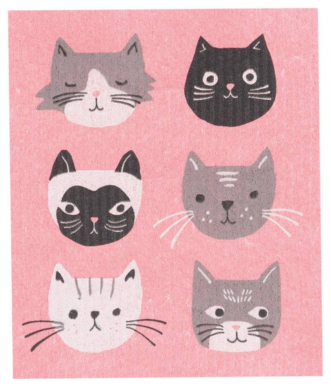 Now Designs Cats Meow Swedish Dishcloth - YesWellness.com
