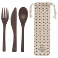 Now Designs Cutlery Set On The Go Ebony - YesWellness.com