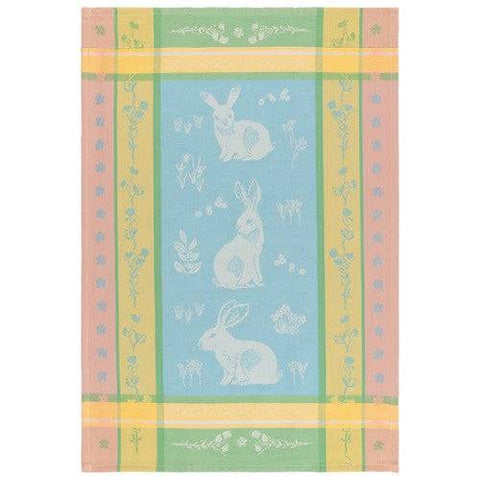 Now Designs Easter Bunny Woven Jacquard Dishtowel - YesWellness.com