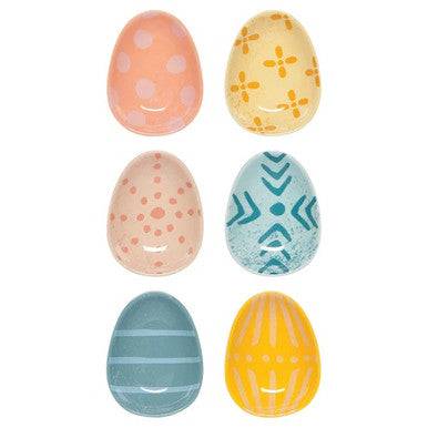 Now Designs Easter Eggs Shaped Pinch Bowls Set of 6 - YesWellness.com