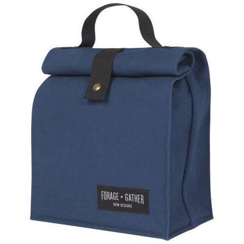 Now Designs Lunch Bag Forage Gather Blue - YesWellness.com
