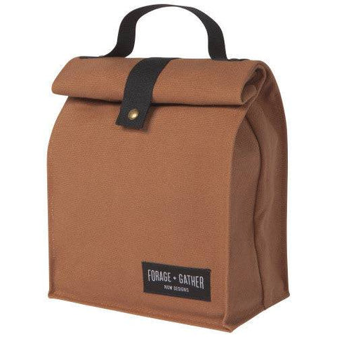 Now Designs Lunch Bag Forage Gather Brown - YesWellness.com
