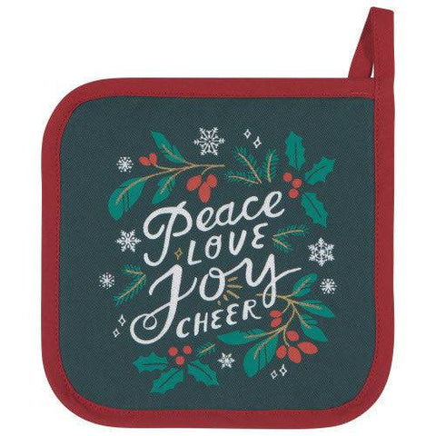 Now Designs Potholder - Peace and Joy - YesWellness.com