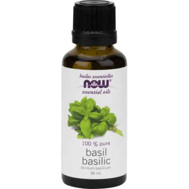 Now Essential Oils 100% Pure Basil Oil 30 mL - YesWellness.com
