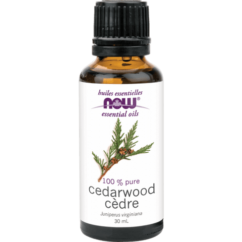 Now Essential Oils 100% Pure Cedarwood Oil 30 mL - YesWellness.com