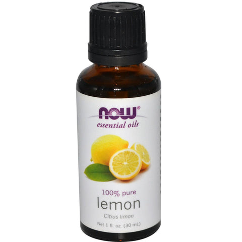 Now Essential Oils 100% Pure Lemon Oil 30 ml - YesWellness.com