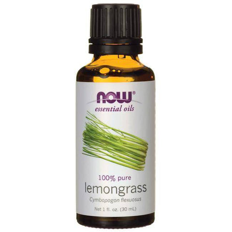 Now Essential Oils 100% Pure Lemongrass Oil 30 ml - YesWellness.com