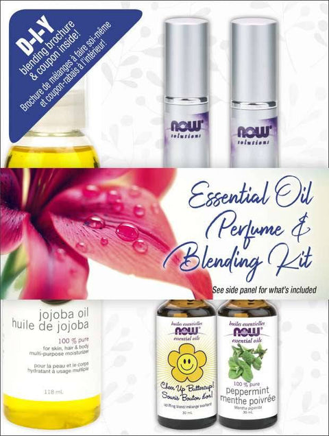 Now Essential Oils DIY Perfume & Blending 5pc Gift Set - YesWellness.com