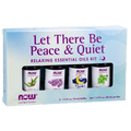 Now Essential Oils Let There Be Peace and Quiet Kit 4 x 10mL - YesWellness.com
