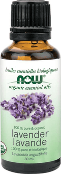 Now Essential Oils Organic 100% Pure & Organic Lavender Oil 30 mL - YesWellness.com
