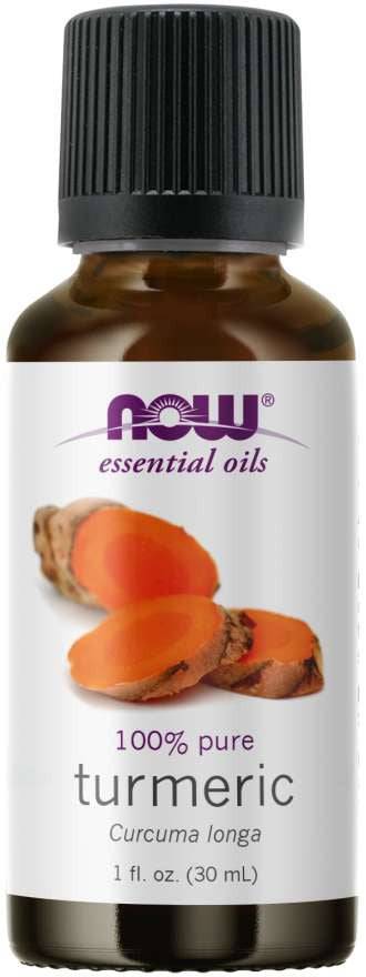 Now Essential Oils Turmeric Oil (Curcuma longa), Pure 30ml - YesWellness.com