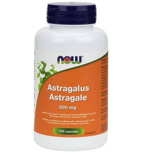 Now Foods Astragalus 500mg 100 capsules - YesWellness.com