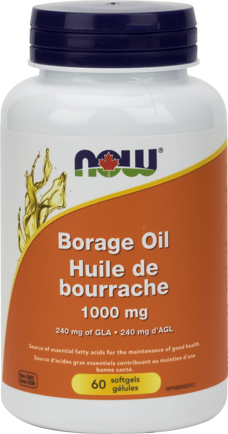 Now Foods Borage Oil 60 soft gels - YesWellness.com