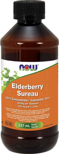 Now Foods Elderberry 10:1 Concentrate Liquid 237mL - YesWellness.com