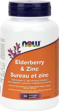 Now Foods Elderberry and Zinc - 30 lozenges - YesWellness.com