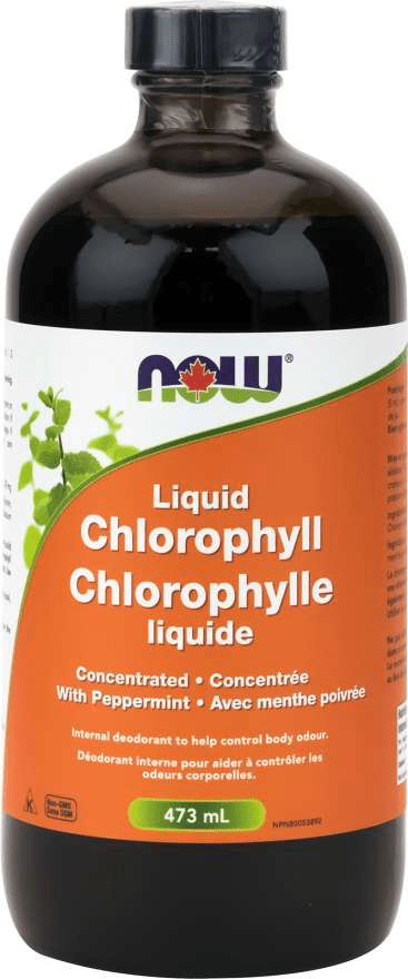 Now Foods Liquid Chlorophyll with Peppermint 473 ml - YesWellness.com