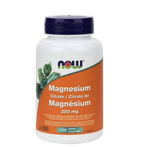 Now Foods Magnesium Citrate 200mg - YesWellness.com