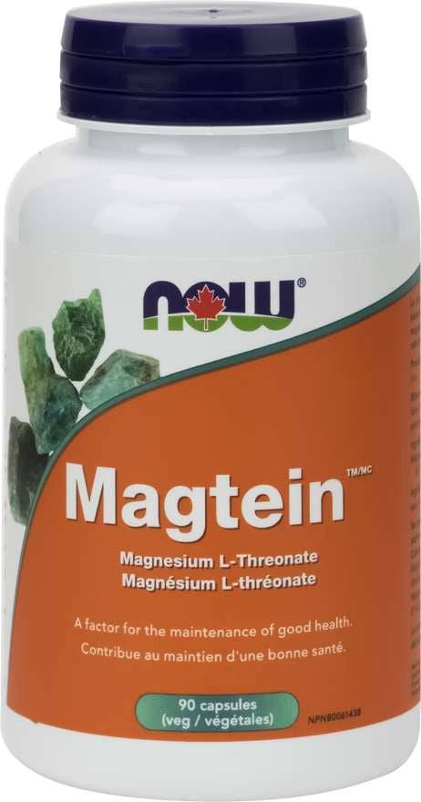 Now Foods Magtein Magnesium L-Threonate 90 Veg Capsules - YesWellness.com