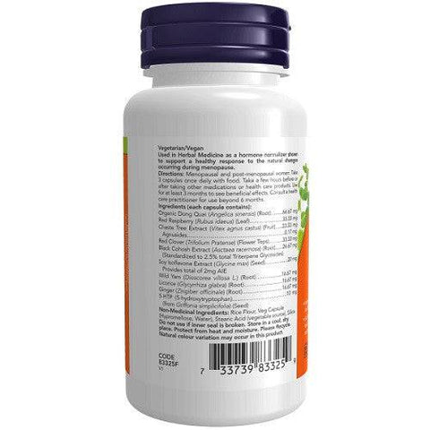 Now Foods Menopause Support 90 Veg Capsules - YesWellness.com