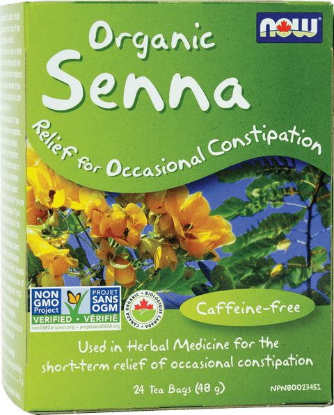 Now Foods Organic Senna 24 Tea Bags - YesWellness.com