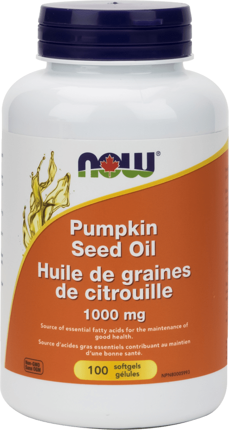 Now Foods Pumpkin Seed Oil 1000mg 100 soft gels - YesWellness.com