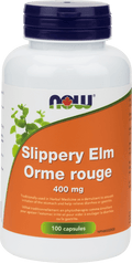 Now Foods Slippery Elm 400mg 100 capsules - YesWellness.com