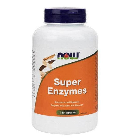 Expires February 2026 Clearance Now Foods Super Enzymes Tablets - 180 tablets