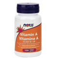 Now Foods Vitamin A 10,000 IU 100 soft gels - YesWellness.com