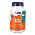 Now Foods Vitamin D-3 2500 IU Softgels - YesWellness.com
