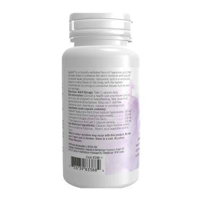 Now Hydration Rescue With Hyaluronic Acid 60 Veggie Caps - YesWellness.com