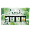 Now Organic Essential Oils Let It Be Organically Kit - 4 x 10 mL - YesWellness.com