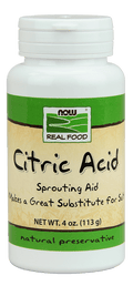 Now Real Food Citric Acid 113 grams - YesWellness.com