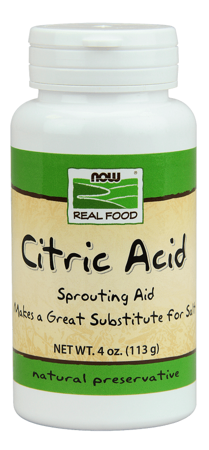 Now Real Food Citric Acid 113 grams - YesWellness.com