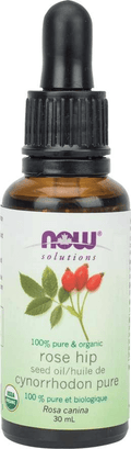 Now Solutions 100% Pure & Organic Rose Hip Seed Oil 30 ml - YesWellness.com