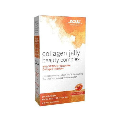 Now Solutions Collagen Jelly Beauty Complex - 10 Jelly Sticks - YesWellness.com