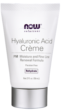 Now Solutions Hyaluronic Acid Creme 59 ml - YesWellness.com