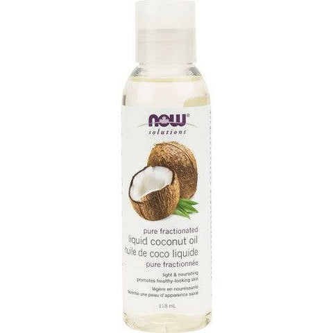 Now Solutions Pure Fractionated Liquid Coconut Oil - YesWellness.com