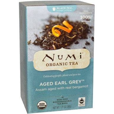 Numi Tea Organic Aged Earl Grey Tea - 18 Tea Bags - YesWellness.com