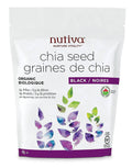 Nutiva Organic Black Chia Seeds 400 grams - YesWellness.com
