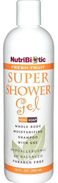 NutriBiotic Fresh Fruit Super Shower Gel - YesWellness.com