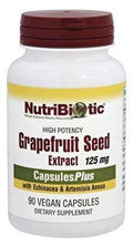 NutriBiotic Grapefruit Seed Extract CapsulesPlus with Echinacea 90 veg capsules - YesWellness.com