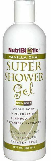 NutriBiotic Vanilla Chai Super Shower Gel - YesWellness.com