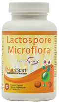 NutriStart Lactospore MicroFlora 90 Vegetarian Capsules - YesWellness.com