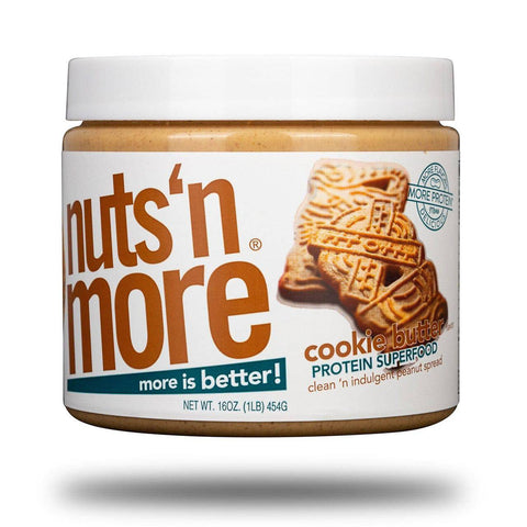Nuts 'N More Cookie Butter Peanut Spread 454 grams - YesWellness.com